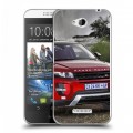 Дизайнерский пластиковый чехол для HTC Desire 616 Land Rover