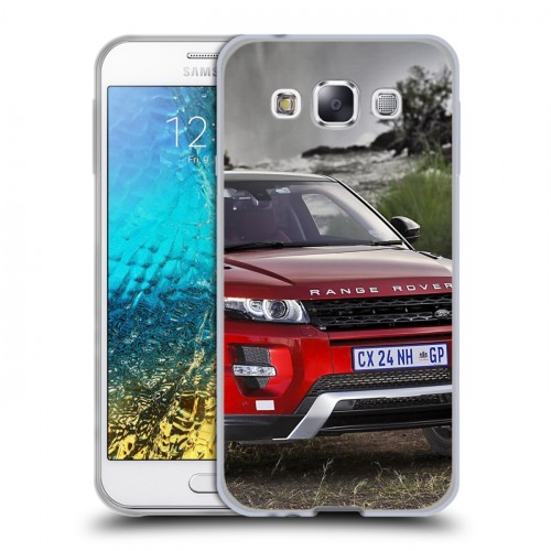 Дизайнерский пластиковый чехол для Samsung Galaxy E5 Land Rover