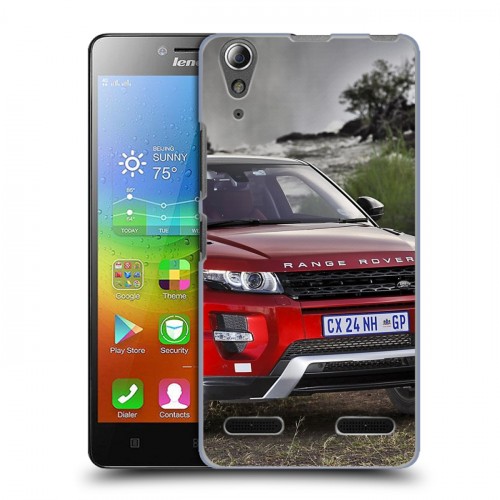 Дизайнерский пластиковый чехол для Lenovo A6000 Land Rover