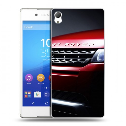 Дизайнерский пластиковый чехол для Sony Xperia Z3+ Land Rover