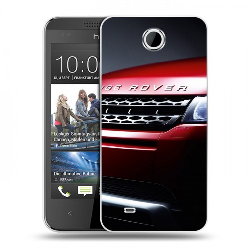 Дизайнерский пластиковый чехол для HTC Desire 300 Land Rover