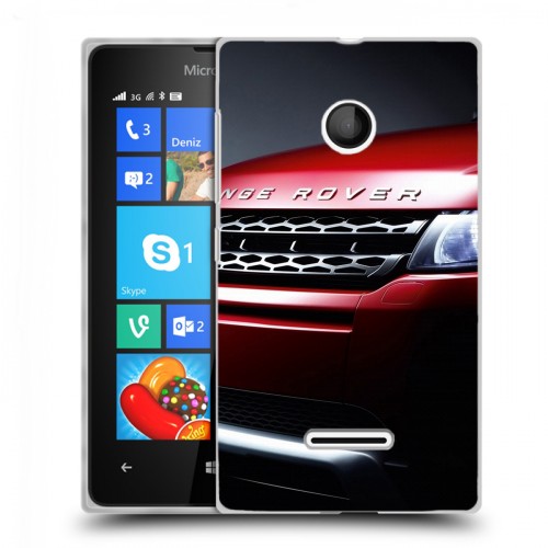 Дизайнерский пластиковый чехол для Microsoft Lumia 435 Land Rover