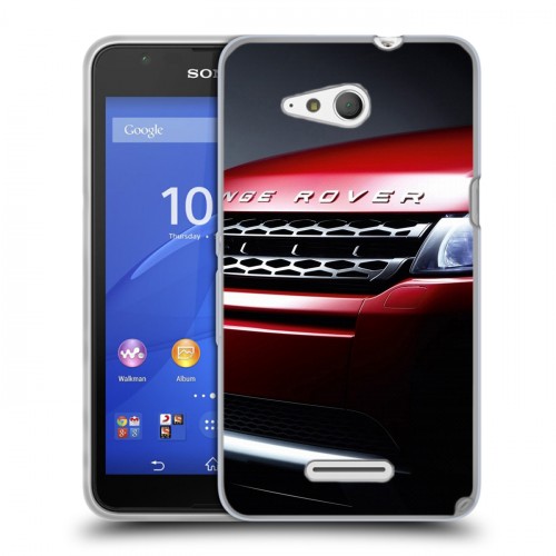 Дизайнерский пластиковый чехол для Sony Xperia E4g Land Rover