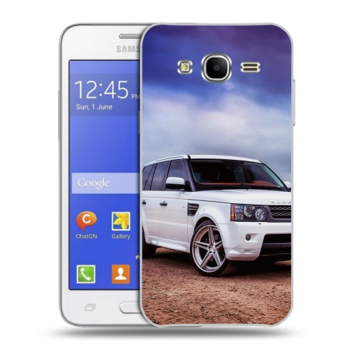 Дизайнерский силиконовый чехол для Samsung Galaxy J7 Land Rover