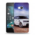 Дизайнерский пластиковый чехол для Microsoft Lumia 550 Land Rover