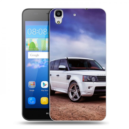 Дизайнерский пластиковый чехол для Huawei Y6 Land Rover