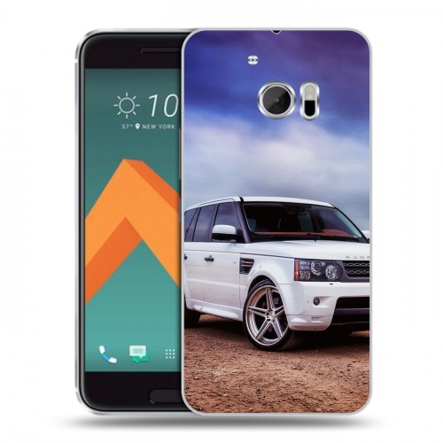 Дизайнерский пластиковый чехол для HTC 10 Land Rover