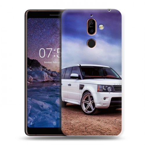 Дизайнерский пластиковый чехол для Nokia 7 Plus Land Rover