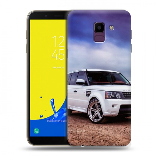 Дизайнерский пластиковый чехол для Samsung Galaxy J6 Land Rover