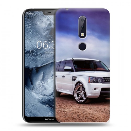 Дизайнерский пластиковый чехол для Nokia 6.1 Plus Land Rover