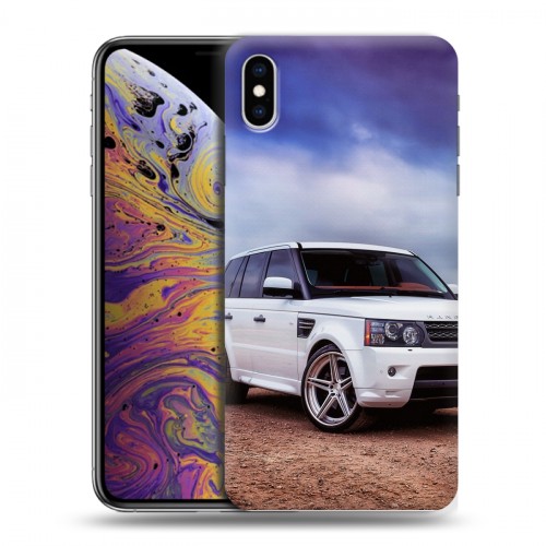 Дизайнерский силиконовый чехол для Iphone Xs Max Land Rover