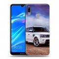 Дизайнерский пластиковый чехол для Huawei Y6 (2019) Land Rover