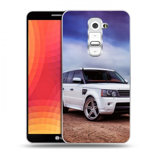 Дизайнерский пластиковый чехол для LG Optimus G2 Land Rover