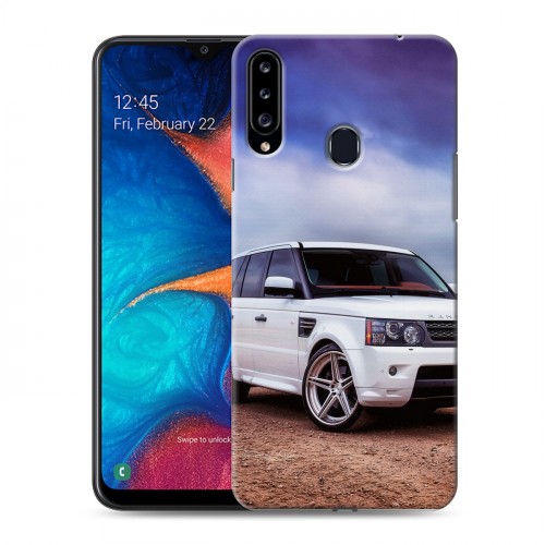 Дизайнерский пластиковый чехол для Samsung Galaxy A20s Land Rover