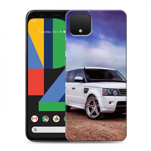 Дизайнерский пластиковый чехол для Google Pixel 4 Land Rover