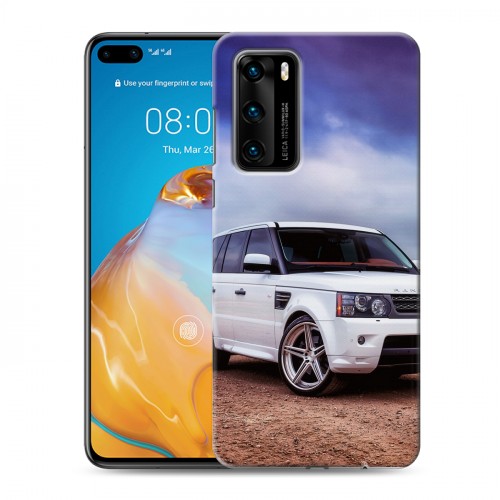 Дизайнерский пластиковый чехол для Huawei P40 Land Rover