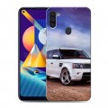 Дизайнерский пластиковый чехол для Samsung Galaxy M11 Land Rover