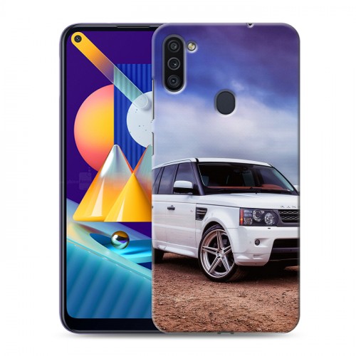 Дизайнерский пластиковый чехол для Samsung Galaxy M11 Land Rover