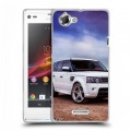 Дизайнерский пластиковый чехол для Sony Xperia L Land Rover