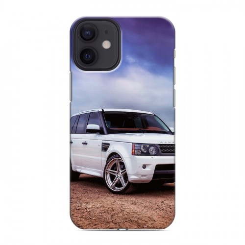 Дизайнерский силиконовый с усиленными углами чехол для Iphone 12 Mini Land Rover