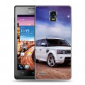 Дизайнерский пластиковый чехол для Huawei Ascend P1 Land Rover