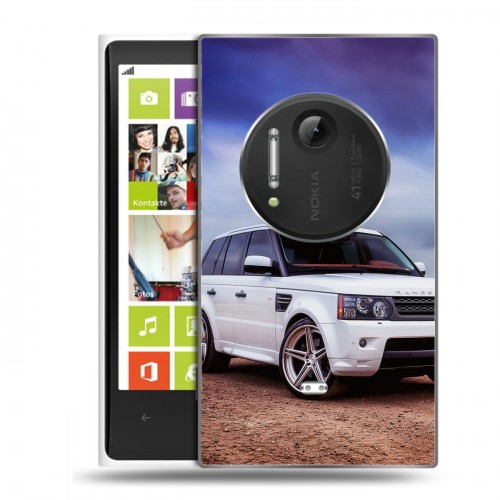 Дизайнерский пластиковый чехол для Nokia Lumia 1020 Land Rover