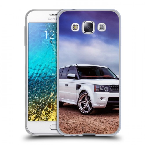 Дизайнерский пластиковый чехол для Samsung Galaxy E5 Land Rover