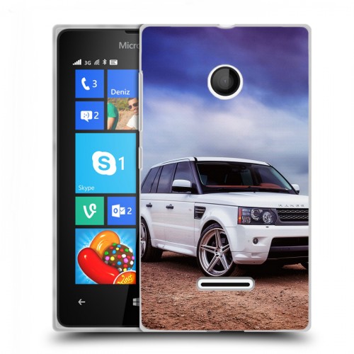 Дизайнерский пластиковый чехол для Microsoft Lumia 435 Land Rover