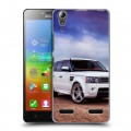 Дизайнерский пластиковый чехол для Lenovo A6000 Land Rover