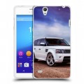 Дизайнерский пластиковый чехол для Sony Xperia C4 Land Rover