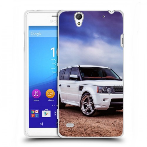 Дизайнерский пластиковый чехол для Sony Xperia C4 Land Rover