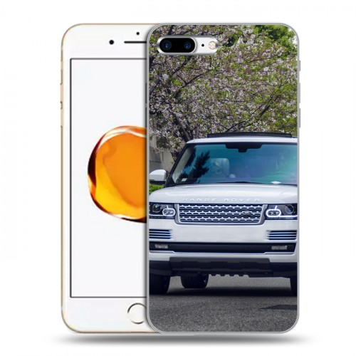 Дизайнерский пластиковый чехол для Iphone 7 Plus / 8 Plus Land Rover