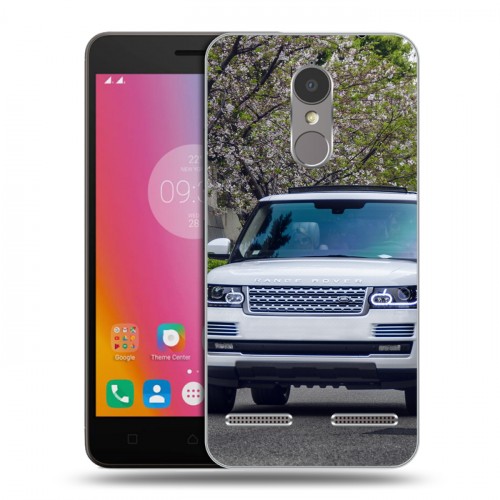 Дизайнерский силиконовый чехол для Lenovo K6 Land Rover