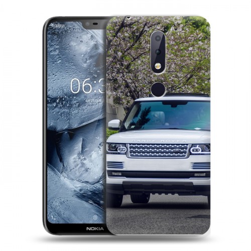 Дизайнерский пластиковый чехол для Nokia 6.1 Plus Land Rover