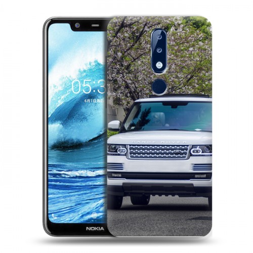 Дизайнерский силиконовый чехол для Nokia 5.1 Plus Land Rover