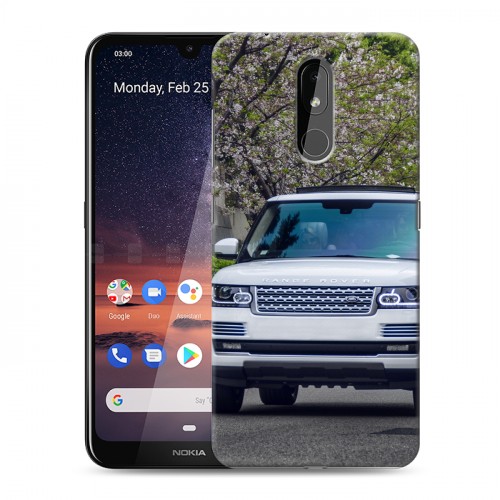 Дизайнерский силиконовый чехол для Nokia 3.2 Land Rover