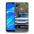 Дизайнерский пластиковый чехол для Huawei Y6 (2019) Land Rover