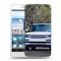 Дизайнерский пластиковый чехол для Huawei Ascend D2 Land Rover