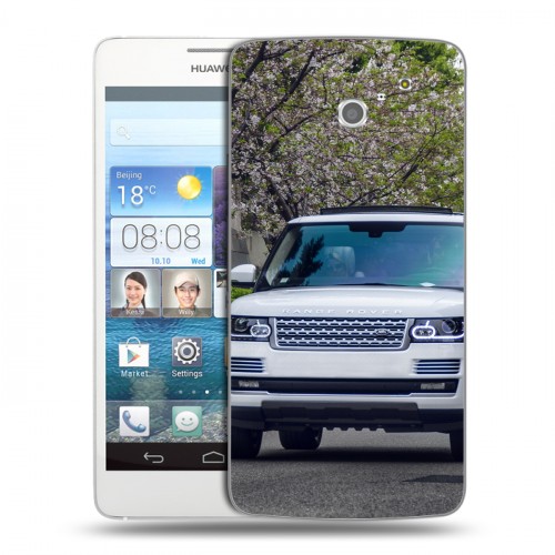 Дизайнерский пластиковый чехол для Huawei Ascend D2 Land Rover