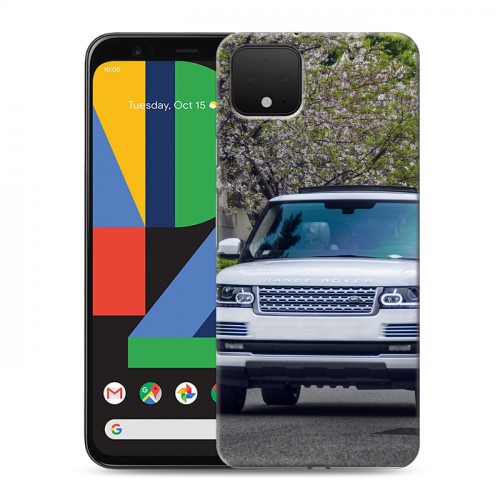 Дизайнерский пластиковый чехол для Google Pixel 4 Land Rover