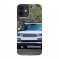 Дизайнерский силиконовый с усиленными углами чехол для Iphone 12 Mini Land Rover