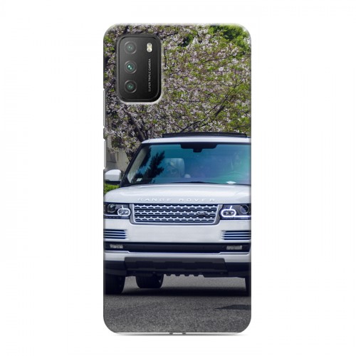 Дизайнерский пластиковый чехол для Xiaomi Poco M3 Land Rover