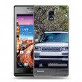 Дизайнерский пластиковый чехол для Huawei Ascend P1 Land Rover