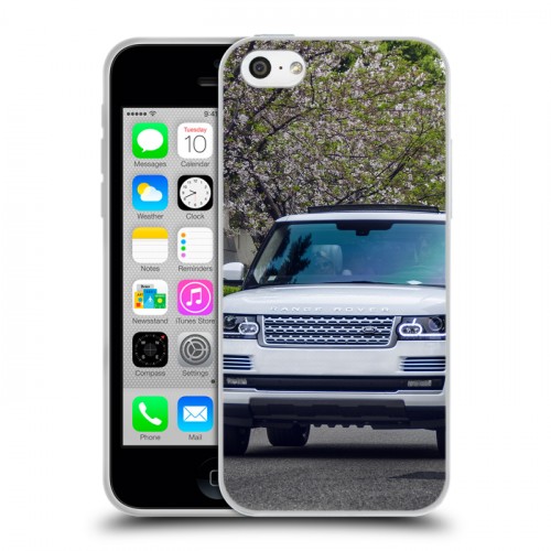 Дизайнерский пластиковый чехол для Iphone 5c Land Rover