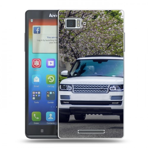 Дизайнерский пластиковый чехол для Lenovo Vibe Z Land Rover