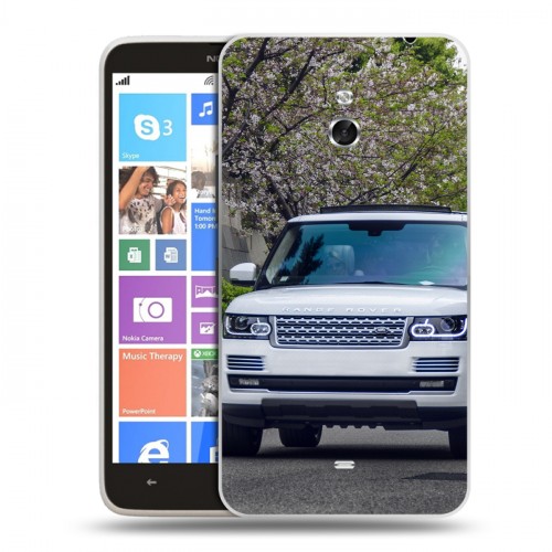 Дизайнерский пластиковый чехол для Nokia Lumia 1320 Land Rover