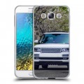 Дизайнерский пластиковый чехол для Samsung Galaxy E5 Land Rover