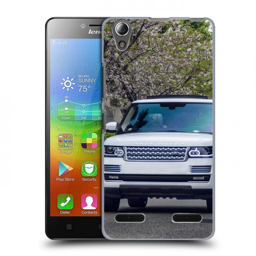 Дизайнерский пластиковый чехол для Lenovo A6000 Land Rover