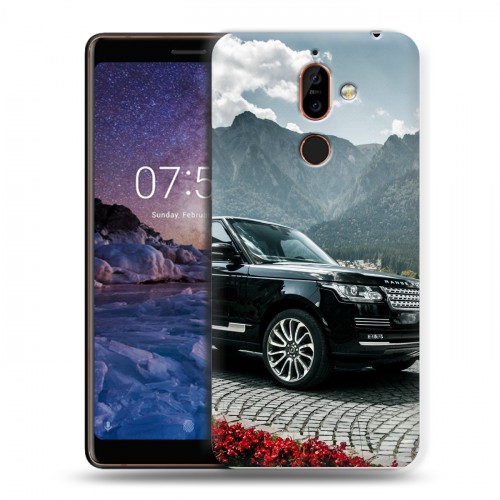 Дизайнерский пластиковый чехол для Nokia 7 Plus Land Rover