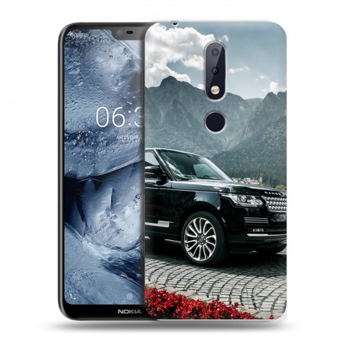 Дизайнерский пластиковый чехол для Nokia 6.1 Plus Land Rover